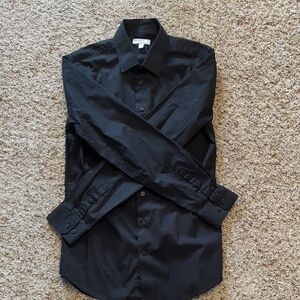 Men's Black Dress Shirt